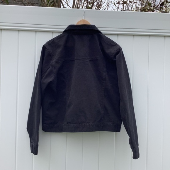 Bill Blass black denim jacket - Picture 4 of 4